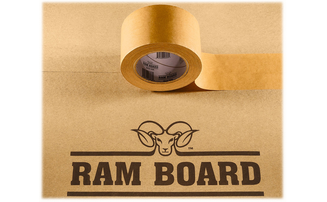 RAMBOARD Klebeband SEAM TAPE zur Verklebung glatter Abdeckmaterialien 72mm x 50m