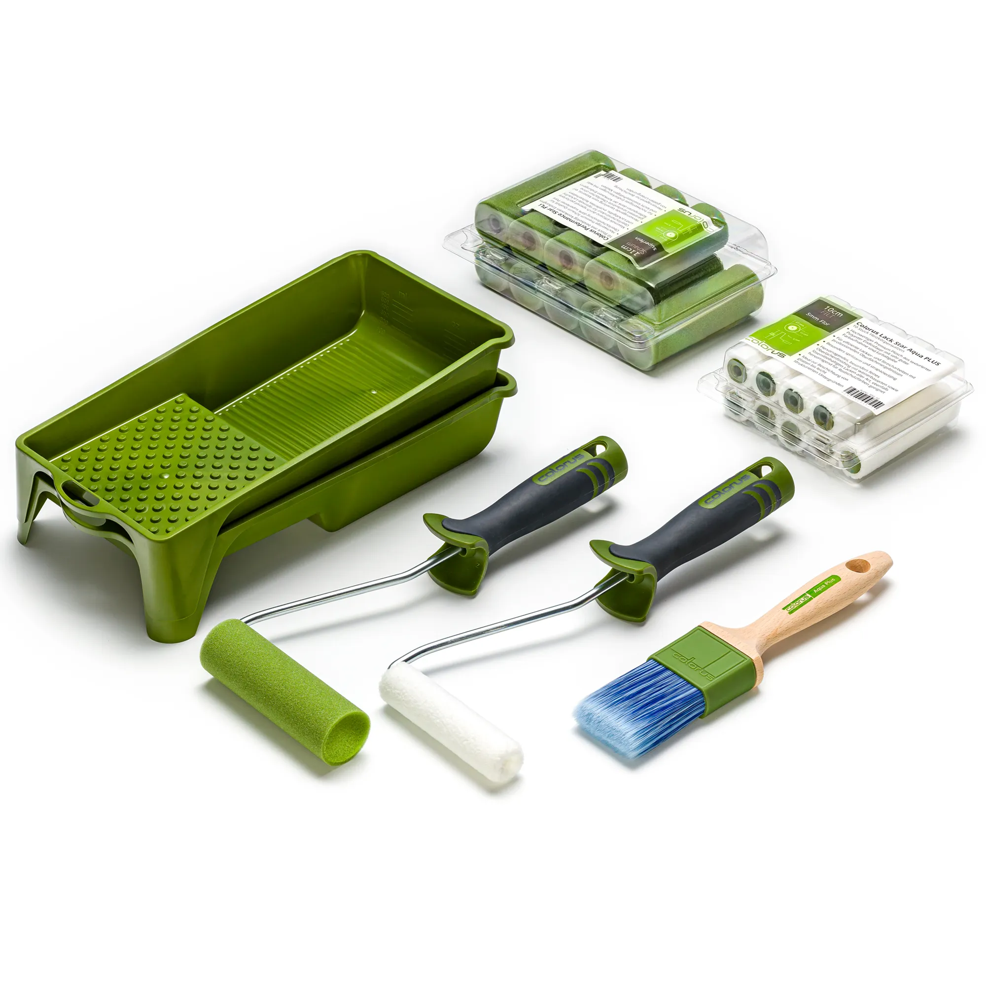 Colorus Premium Lackier-Set 25-teilig | für wasserbasierte Lacke