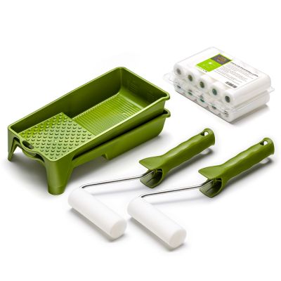 14-teiliges Lackier-Set mit Schaumwalzen