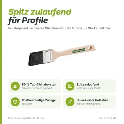 Profi Fensterpinsel 40 mm